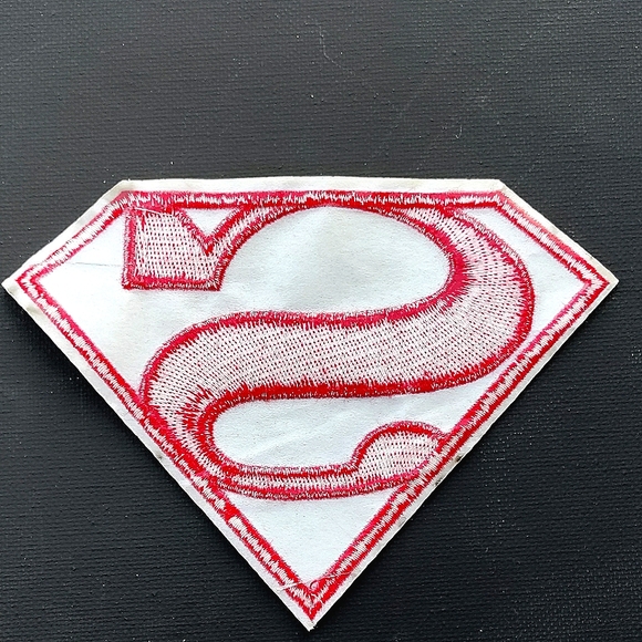 NEW 2 DC SuperGirl Patches/Emblems/Appliqués! Huge 8", Large 5". Iron-On, Sew-On - Picture 8 of 9